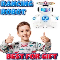 giggle nest Dancing Robot Toy for Kids with 360° Rotation, Flashing Lights, Music image 5
