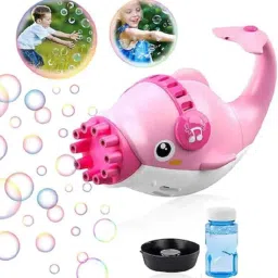 Dolphin Bubble Machine Handy Electric Automatic Bubble Making Toy for Kids Water Gun-3
