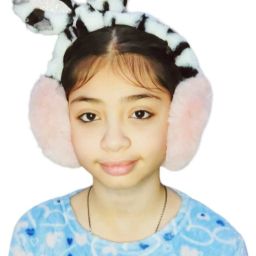 Foldable Ear Muffs Headphone (BUNNY BOW) for winter for Girl Ear Cover Warm Winter Headwear Protection assorted colour Ear Muff-image-14