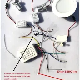 3ree 4 Way ON/Off Wall Lamp Light RF Remote Control Switch Module Electronic Components Electronic Hobby Kit image 4