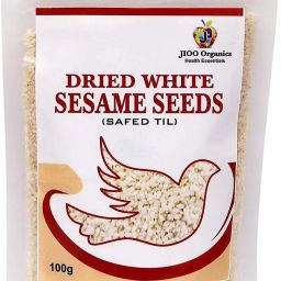 White Sesame Seeds, Safed Til, Til Seeds_Pack Of 100 Grams Seed-image-22