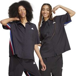 adidas Women Printed Crew Neck Polyester Black T-Shirt-picture-47