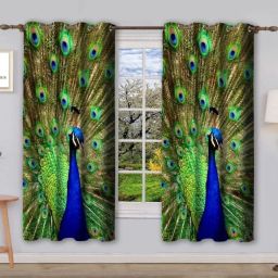 152 cm (5 ft) Polyester Semi Transparent Window Curtain (Pack Of 2)-image-5