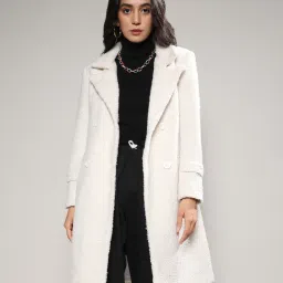 Suede Solid Coat For Women-image-91