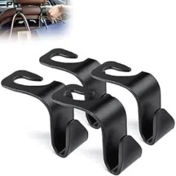 4 Pcs Plastic Hanging Storage Holder Car Multi Pocket-image-16