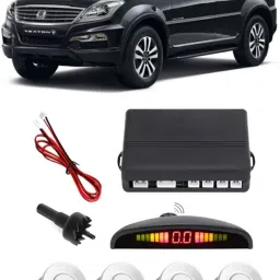 GS500 Silver Car Reverse Parking Sensor with LED Display 4 Sensor G500 Parking Sensor-image-11