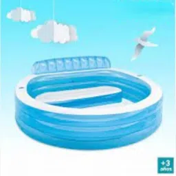 Pool with seat 224x216x76cm INTEX 57190 Inflatable Swimming Pool-43