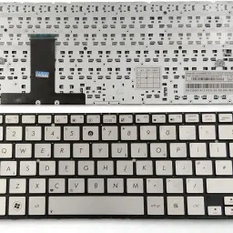 SOLUTIONS-365 COMPATIBLE LAPTOP KEYBOARD FOR UX31 WITHOUT BACKLIT SILVER UK Internal Laptop-size Laptop Keyboard Compatible with Desktop, Laptop, Mac-image-16