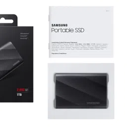 SAMSUNG MU-PG1T0B/WW / T9 Portable, USB 3.2 Gen 2x2, up to 2,000 MB/s Read Speed 1 TB External Solid State Drive (SSD) image 2