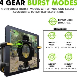 SpinBot BattleMods T10 Gaming Trigger For Tablets/iPads & Finger Sleeves For PUBG,BGMI,COD,Free Fire Combo Set image 3