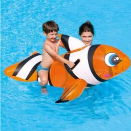 Ride On fish (IND*79) Swimming Pool Multicolor Inflatable Pool Accessory-11