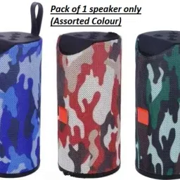 Loyal Edge TG113 Portable Bluetooth Speaker with Built-in Mic Fidelity Sound (Army) Speaker Mod-23