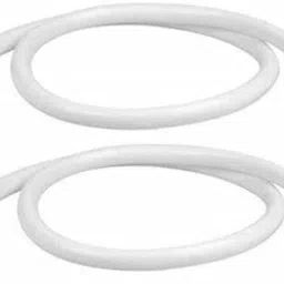 PTMT Connection Pipe/Hose Pipe 24 Inch for Geyser, Wash Basin (Multi Purpose) Hose Connector Plumbing Pipe for Hot & Cold Water Pack of 2 Hose Pipe-24