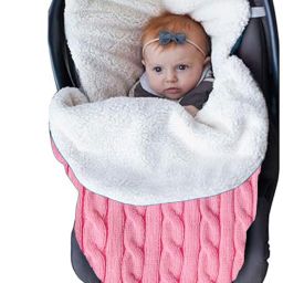 Organic Knitted Woolen Fleece New Born Baby Swaddle Wrap Cloth Sleeping Bag Sleeping Bag-picture-34
