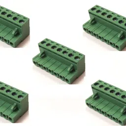 (Pack of 5) Pitch Right Angle Screw Terminal Block Female Connector-10