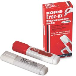 Kores Eraz-ex White Ink Correction Pen with Diluter-picture-17