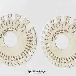 2pc Round Stainless Steel Wire Gauge Diameter Gage Metal Inch Panel Marking Gauge-image-13