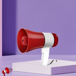 roar Handheld Megaphone with Siren, Microphone & Rechargeable for Outdoor EventsB328 Megaphone Portable Megaphone Siren Loudspeaker Function &Long Battery BackupG328 Outdoor PA System-picture-25
