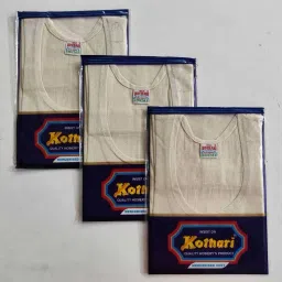 Pack of 3 MERCERISED RN P3 Men Vest-image-27