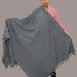 KAVIM Wool Solid Men Shawl-image-33