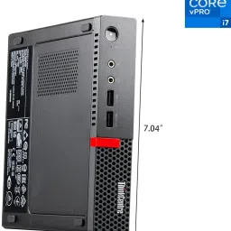 NCS Core™ i7 - 6700 [8MB Cache, Up to 4.00 GHz] - ThinkCentre Micro CPU [DVA] Lenovo Tiny PC - Intel Core i7 (6th Gen) Processor (32 GB RAM/Intel® Ultra HD 530 4K Graphics/1 TB SSD Capacity/Windows 11 Pro) Mini Tower with MS Office-0