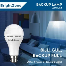 Brightzone Pck of 4-Bright LED Rechargeable Emergency Bulb for Long Power Cuts Smart Bulb image 4