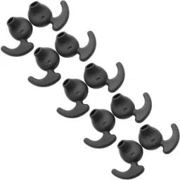 BBS TECH Silicone Soft Earbuds In The Ear Headphone Cushion (Pack of 10, Black) In The Ear Headphone Cushion-image-20