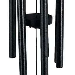 Black Wind Chimes for balcony Aluminium Windchime-image-60