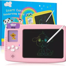2 in 1 Talking Flash Cards with Sound & 8.5" LCD Writing Tablet/Doodle Board-image-19