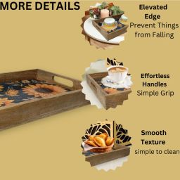 womenium craft Tray Serving Set image 4
