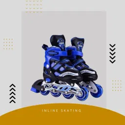 In-Line Skates with Size Adjustable with LED Flash Light Outdoor Toy (size 8-11)-16