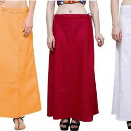 Gugaliya WHITE GOLDEN YELLOW RANI Pure Cotton Petticoat-picture-8