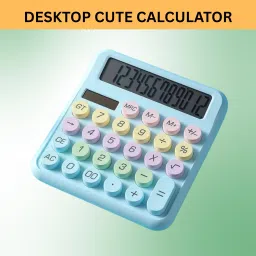Desktop Calculator, 12-Digit Large LCD and Large Buttons for Office, Homes W317 Basic Calculator-image-50