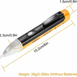 birudmart Non contact Alert ABS Plastic 90-1000V AC Electric Voltage Detector Sensor Electrical Tester Pen Analog Voltage Tester image 5