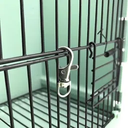 Trigger Lock, Dog and Bird Cage Door Lock Key chain Clip Small Locking Locking Carabiner-image-54