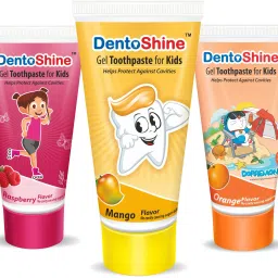 Gel Toothpaste for Kids - Pack of 3 Flavors (Orange, Raspberry & Mango) Toothpaste-14