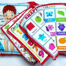 primefair Learning Cushion Pillow Book for Kids English and Hindi, Soft Book image 5