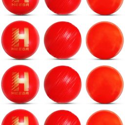 Red Non Toxic Plastic Cricket Ball (60 Gm Per Ball) Handball-17