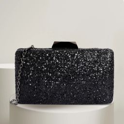 Women Evening/Party Black Artificial Leather Wallet - Regular Size-image-28