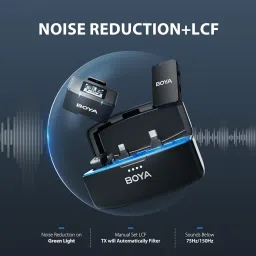 boya BOYAMIC Wireless Lavalier Microphone for iPhone Android Type C Smartphone Microphone image 3