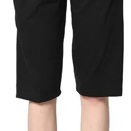 mack jonney Women Black Capri-picture-18
