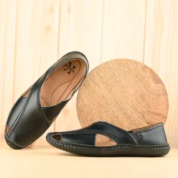 Summer Comfortable Outdoor Lightweight | Traditional Classic Jutis Slip On Mojaris For Men-image-49