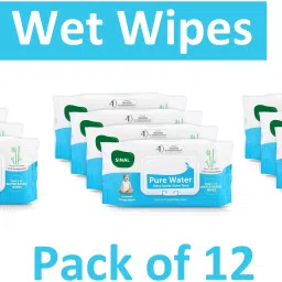 Pack of 12 Wet Wipes (72 leaf each) With Cap Wipes With Pure Water WIP92.3-image-19