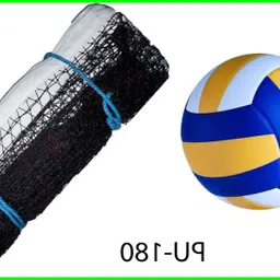 zxxxt New_Amazing Quality Volleyball With Nylon Net PU -180 Volleyball - Size: 4-picture-4