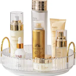 360° Rotating Cosmetic Organizer for vanity, Skincare, Perfume, and More Makeup Vanity Box-image-75
