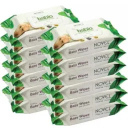 Baby Wipes 80 Sheets pack of 12/with Lid-image-40