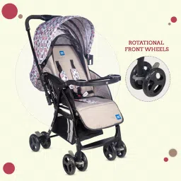 meemee Baby Stroller Pram for 0-3 Years with Easy Push and Quick One-Hand Folding Pram image 5