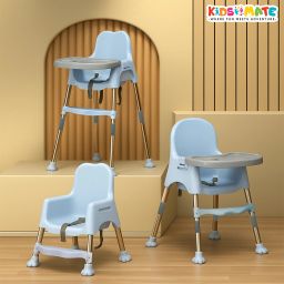 3-in-1 Baby High Chair | Adjustable Feeding & Activity Chair with Removable Tray-image-62