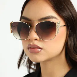 haute sauce Polarized Over-sized Sunglasses (Free Size) image 4