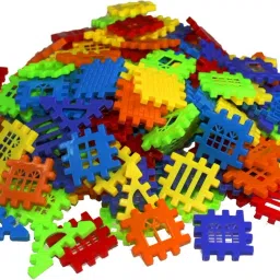 house of common DIY 148 + Pcs Medium Size Interlocking House Building Block Game Toy for Kids image 3